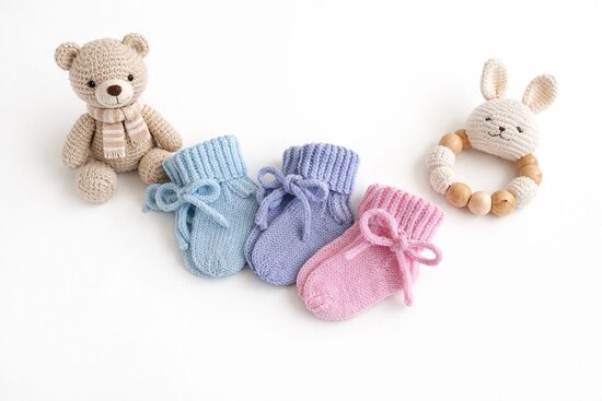 KNITTED BABY CLOTHES