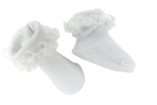 Zeķes ar cakiņām,off-white, 6-9 mēneši