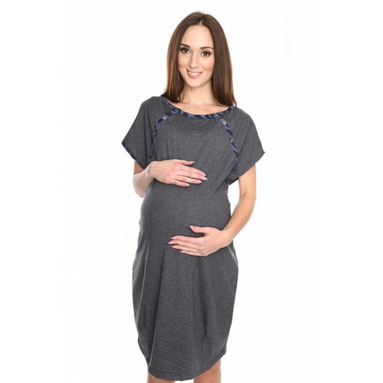 Dzemdību krekls GRAY/BLUE