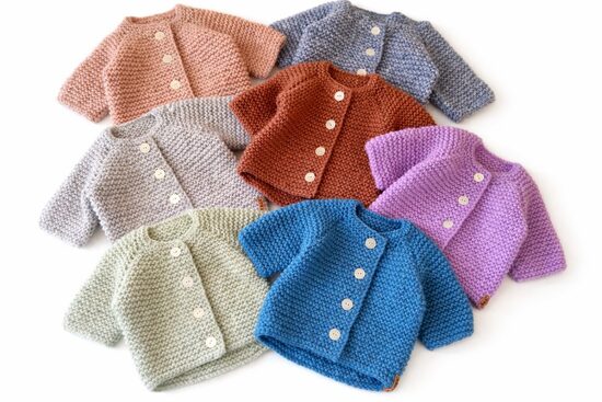 Adīta alpakas vilnas jaciņa mazulim, 50/56izm.