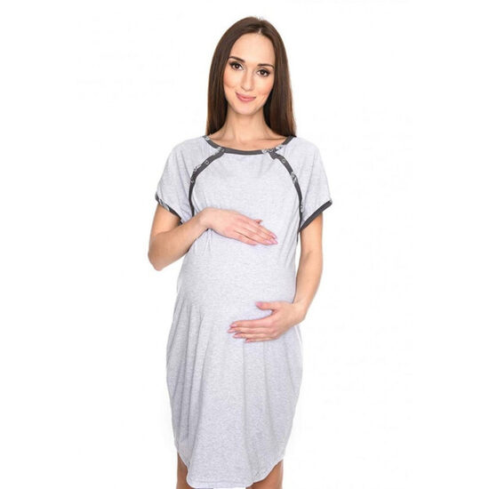 Dzemdību krekls LIGHT GRAY