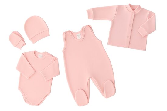 Apģērba komplekts jaundzimušajam, 5-daļīgs