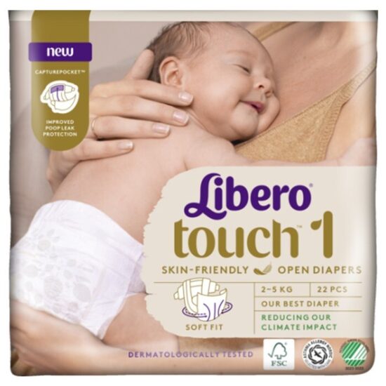 LIBERO TOUCH, 1.izmērs, 2-5kg, 22gb