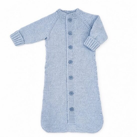 Adīts merino vilnas guļammaiss-kombinezons, 56/62