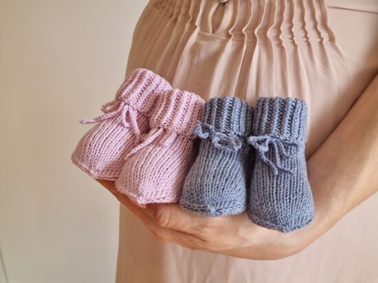 Merino vilnas zeķes jaundzimušajiem, 3-6mēn.